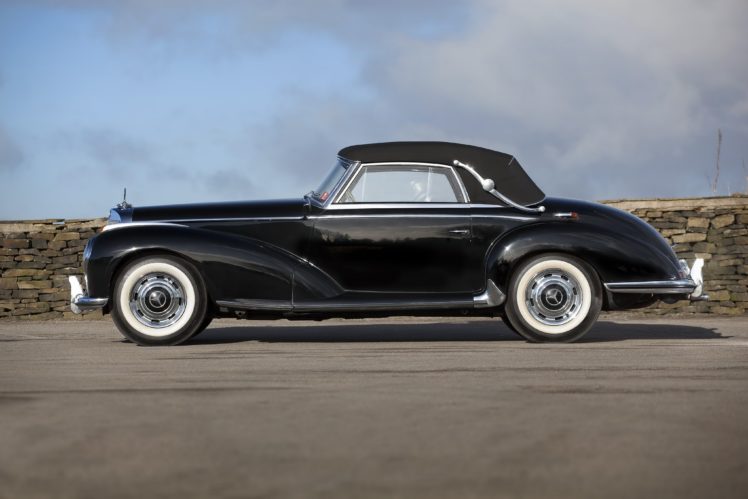 1954, Mercedes, Benz, 300s, Cabriolet, A, W188, 300, Luxury, Retro HD Wallpaper Desktop Background
