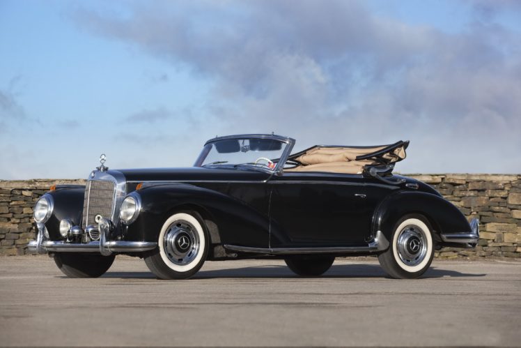 1954, Mercedes, Benz, 300s, Cabriolet, A, W188, 300, Luxury, Retro HD Wallpaper Desktop Background