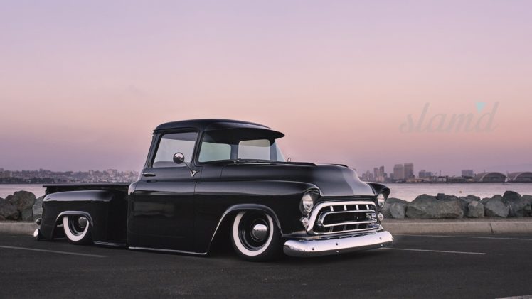 1957, Chevy, 3100, Pickup, Tuning, Custom, Hot, Rod, Rods, Pickup, Truck HD Wallpaper Desktop Background