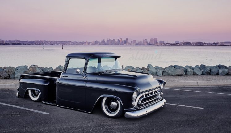 1957, Chevy, 3100, Pickup, Tuning, Custom, Hot, Rod, Rods, Pickup, Truck HD Wallpaper Desktop Background