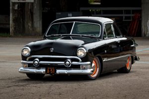 1951, Ford, Club, Coupe, Hot, Rod, Rods, Custom, Retro