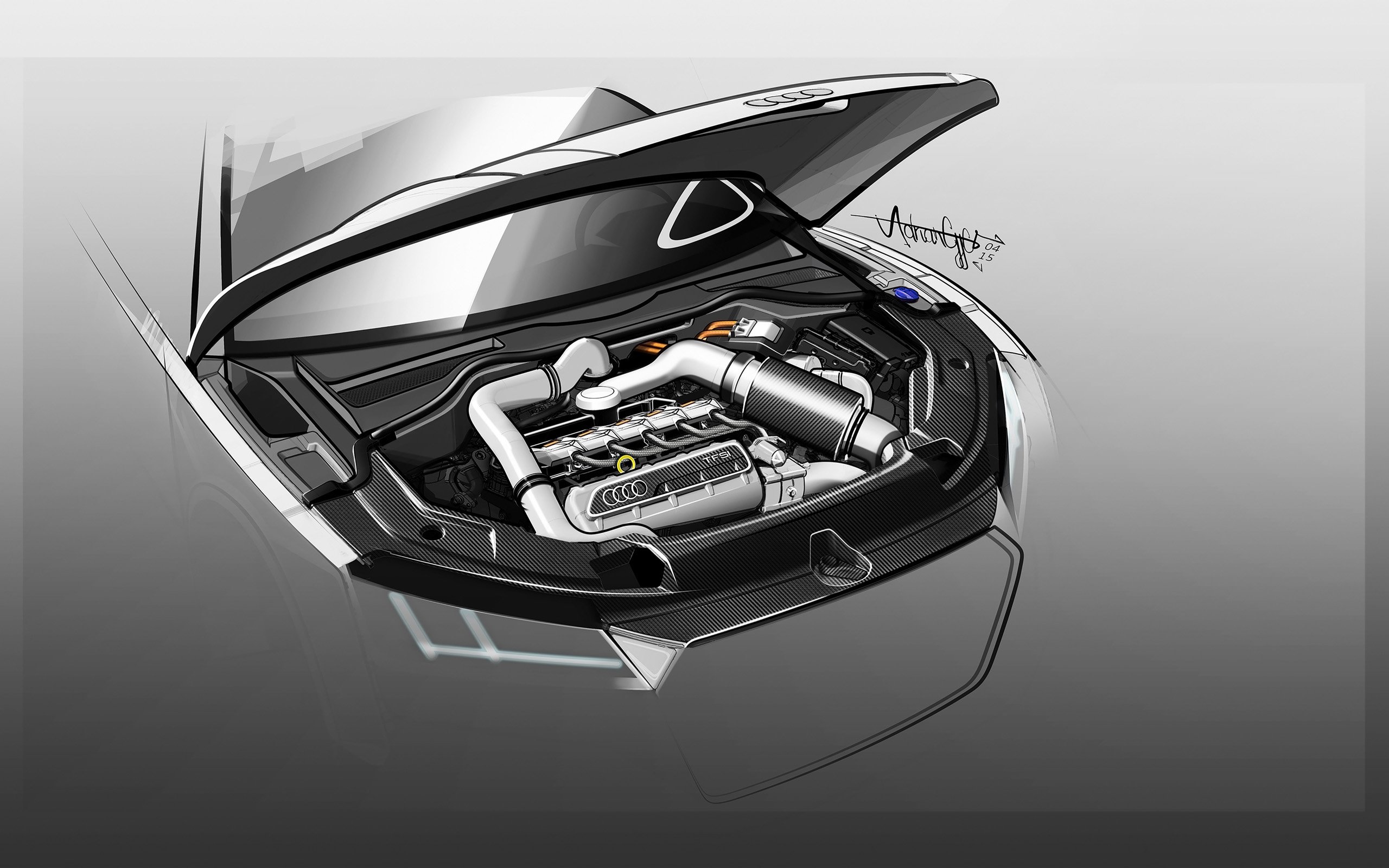 2015, Audi, T t, Clubsport, Turbo, Concept, Supercar, Tuning Wallpaper