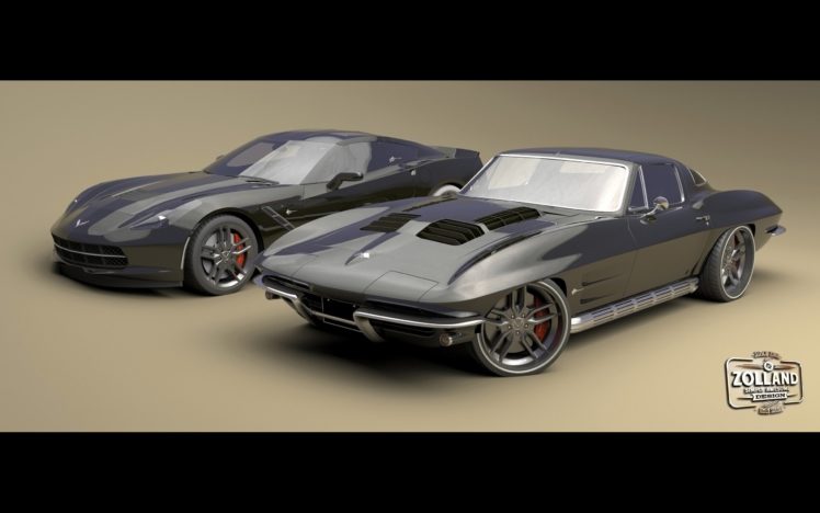 2015, Zolland design, Chevrolet, Corvette, C 7, Retro, Tuning, Supercar HD Wallpaper Desktop Background