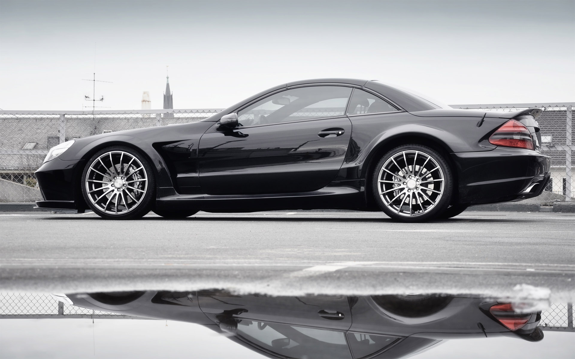 2012, Prior design, Widebody, Mercedes, Benz, S l, Tuning, Reflection Wallpaper