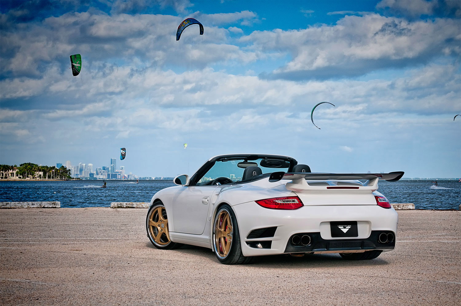 2012, Vorsteiner, Vr t, Porsche, 911, Cabriolet, Tuning Wallpaper