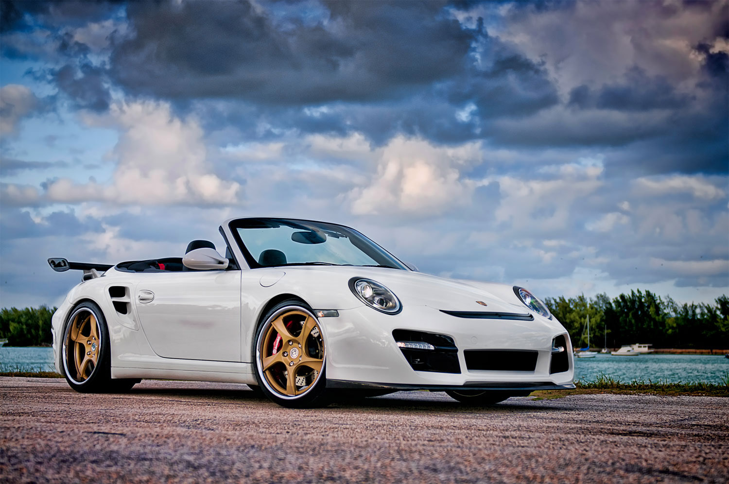 2012, Vorsteiner, Vr t, Porsche, 911, Cabriolet, Tuning Wallpaper