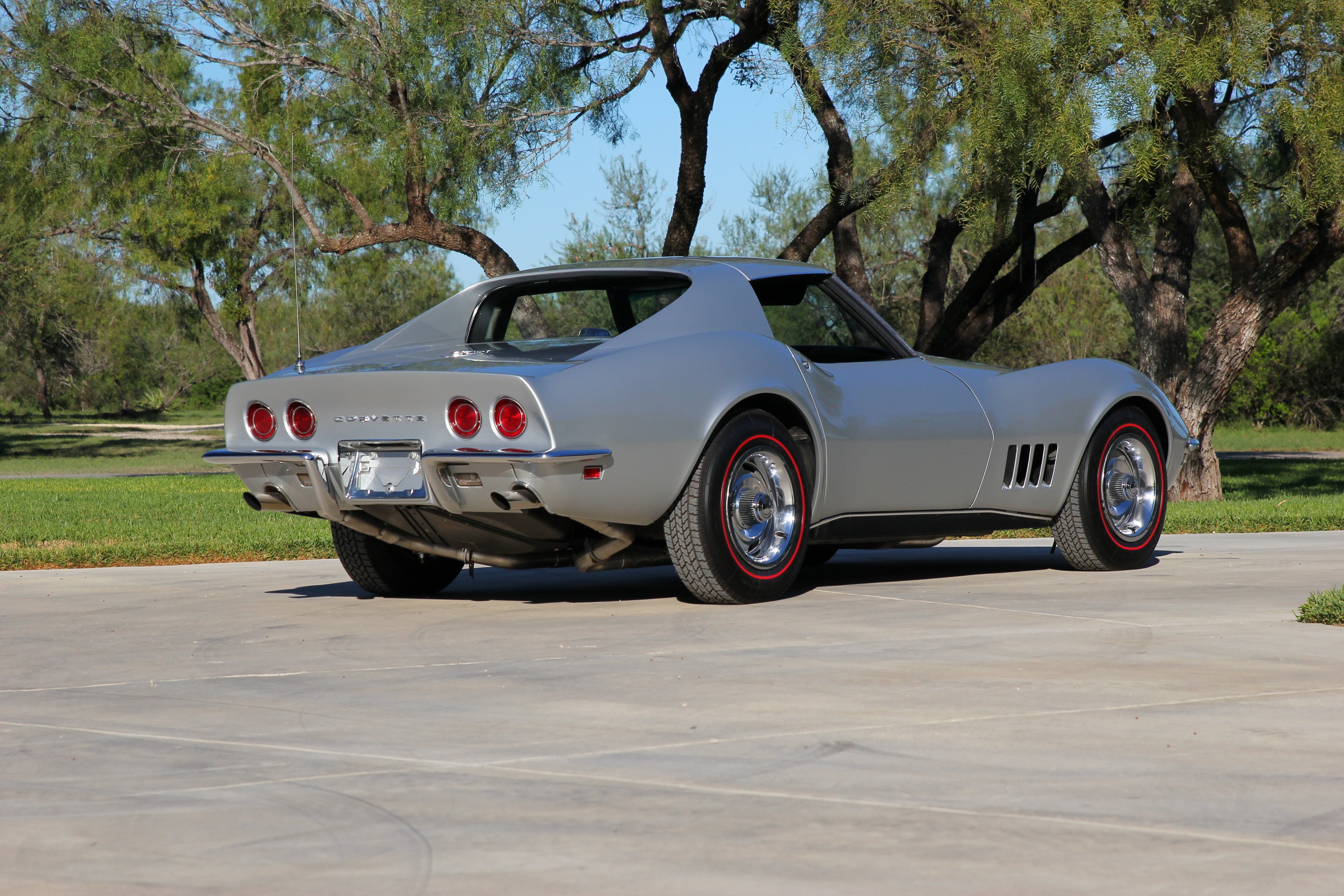 1968, Chevrolet, Corvette,  c3 , L36, Coupe, Cars, Silver Wallpaper