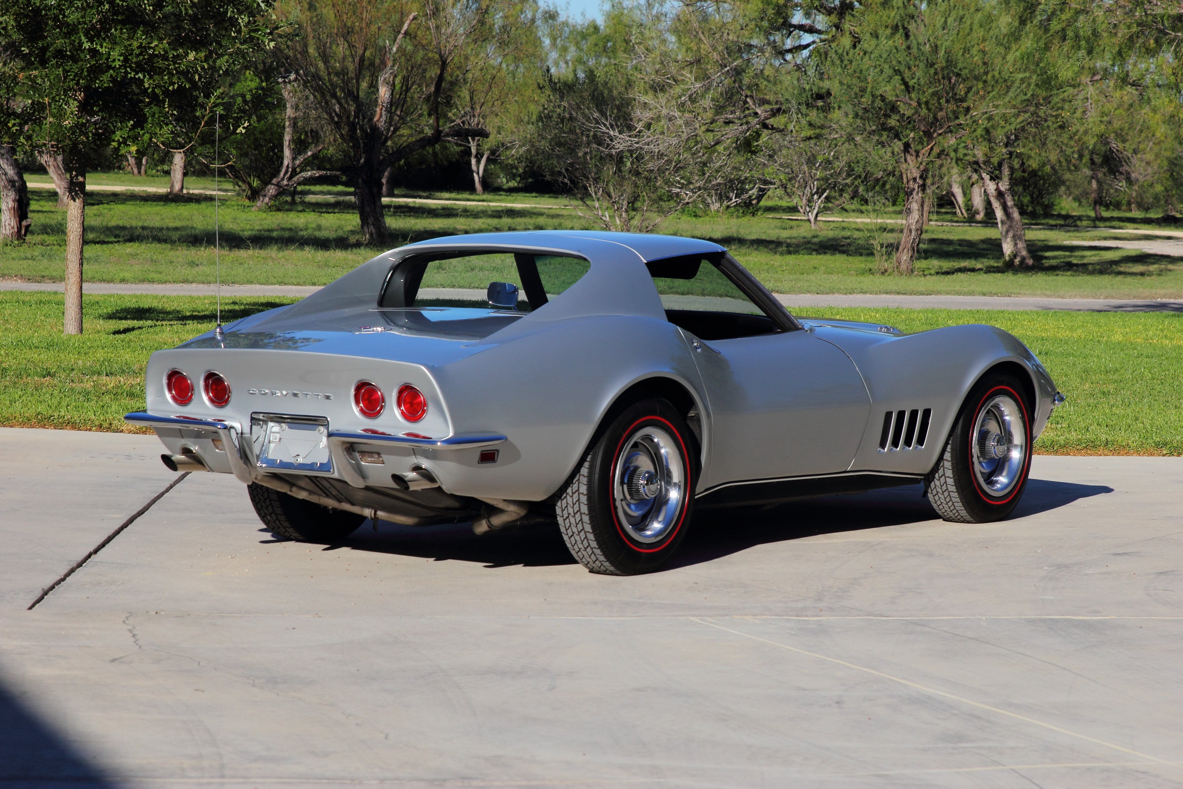 1968, Chevrolet, Corvette,  c3 , L36, Coupe, Cars, Silver Wallpaper