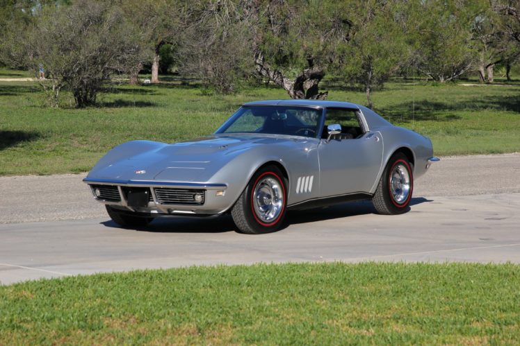 1968, Chevrolet, Corvette,  c3 , L36, Coupe, Cars, Silver HD Wallpaper Desktop Background