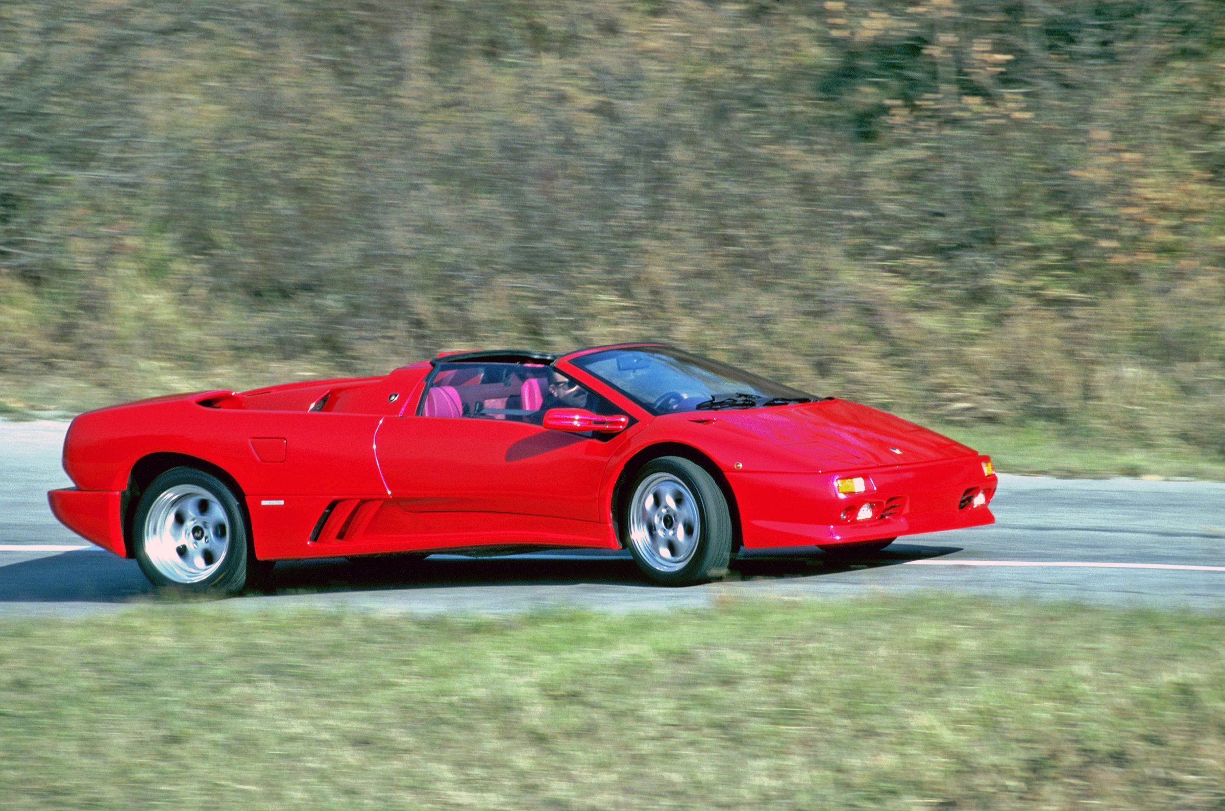 lamborghini, Diablo, Vt, Roadster, Cars, Supercars, Red, 1995 Wallpaper