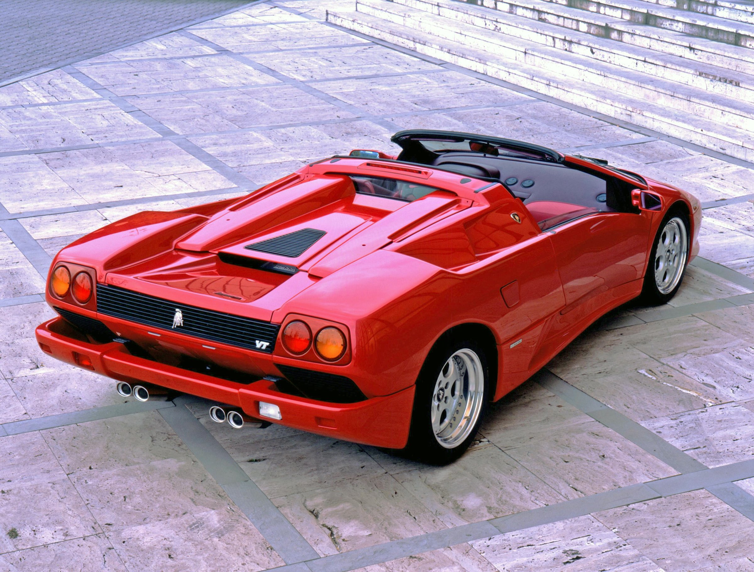 lamborghini, Diablo, Vt, Roadster, Cars, Supercars, Red, 1995 Wallpaper