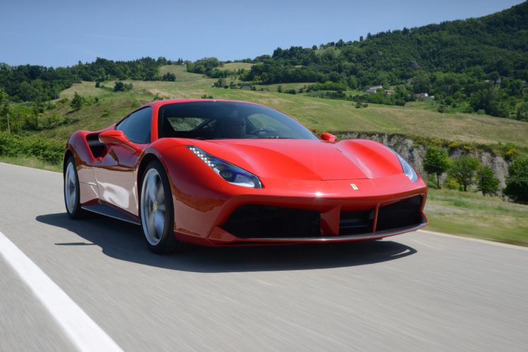 2015, 488, Cars, Ferrari, Gtb, Red HD Wallpaper Desktop Background