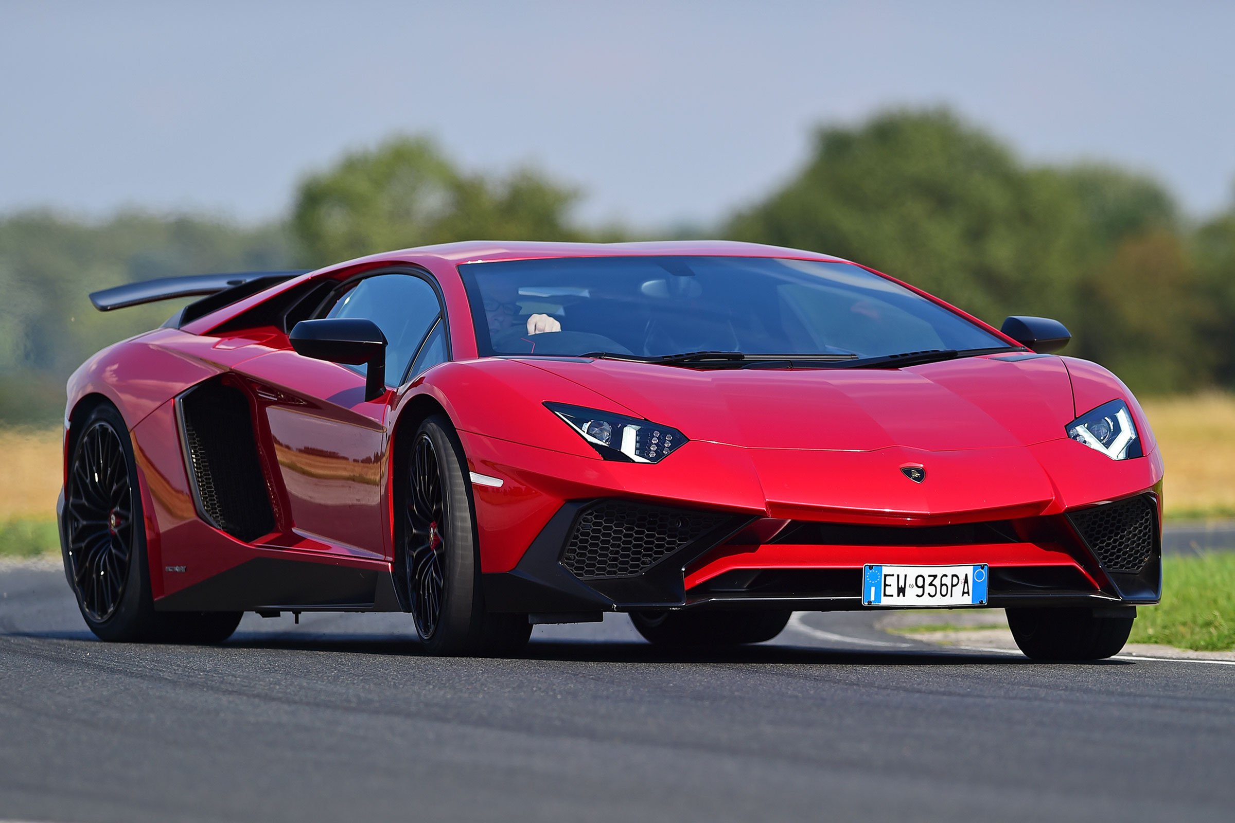Lamborghini Aventador Super Veloce Cars Supercars Red Wallpapers 