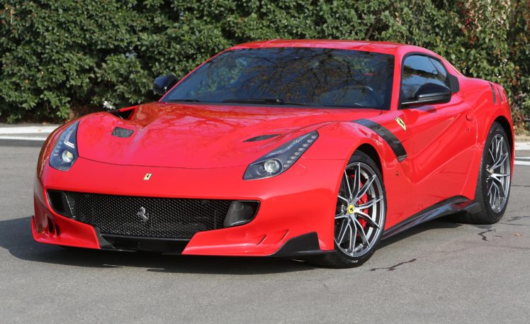 2016, Cars, Coupe, F12tdf, Ferrari, Red HD Wallpaper Desktop Background