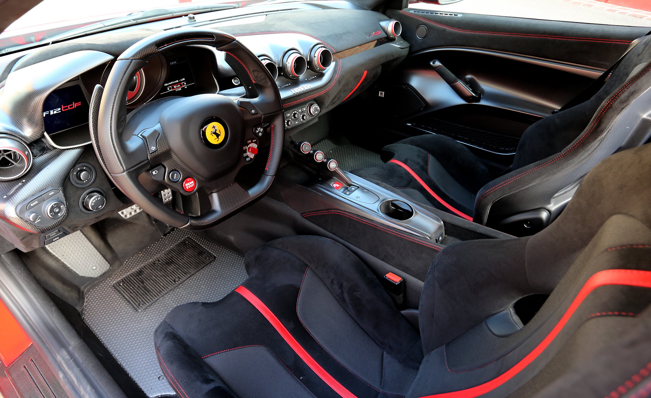 Ferrari f12 Red Interior