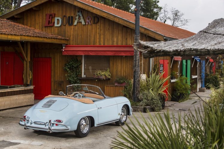 cars, Porsche, 356a, 1600, Super, Convertible, Drauz, Us spec,  t2 , Blue, 1958 HD Wallpaper Desktop Background