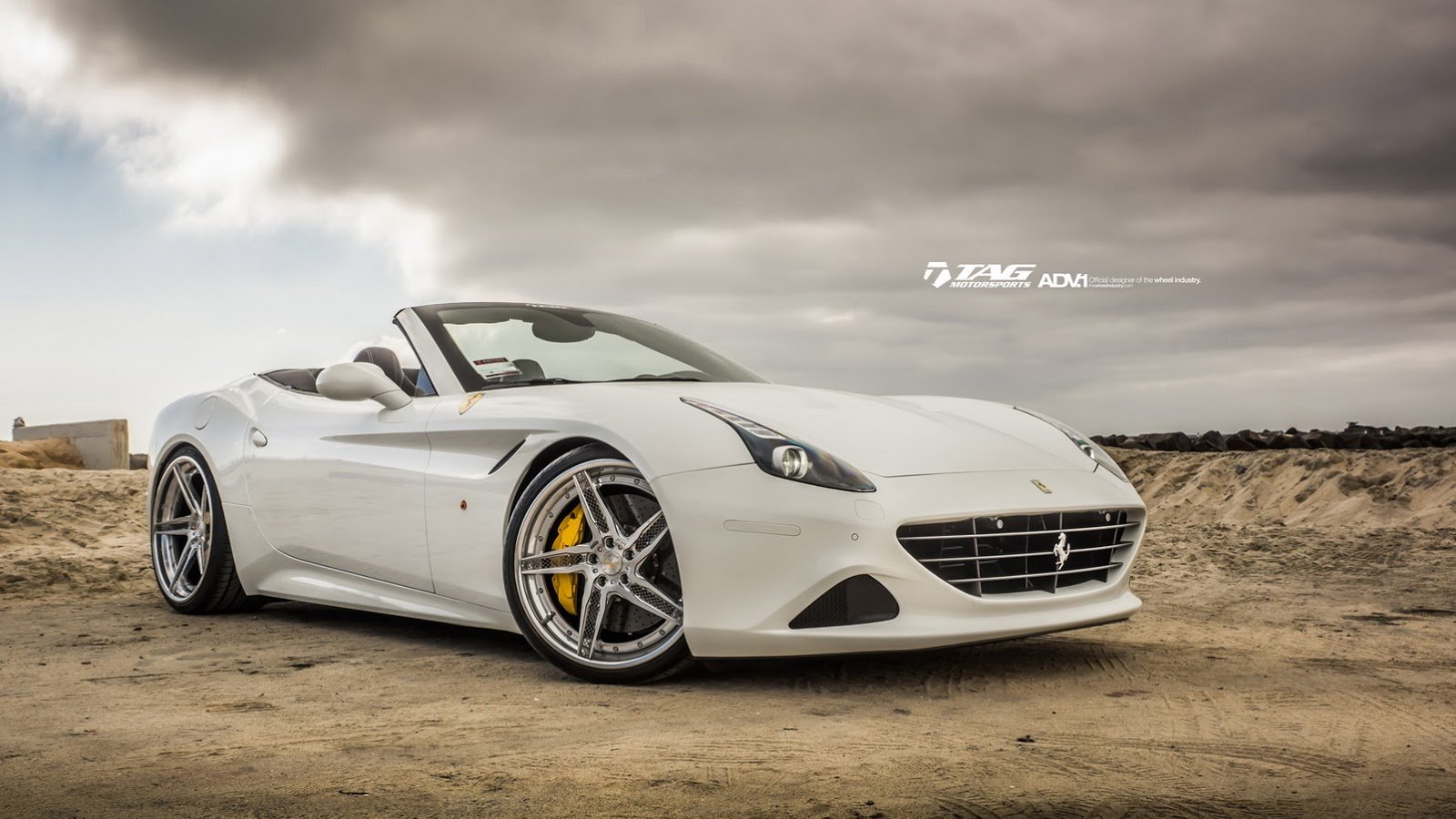 ferrari, California t, Adv1, Wheels, Cars, White Wallpaper