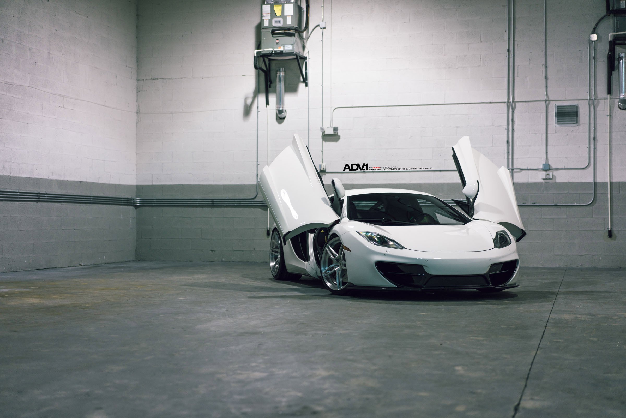 adv1, Cars, Coupe, Wheels, White, Mclaren, Mp4 12c Wallpaper