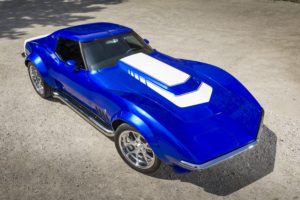 1969, Chevrolet, Corvette, Stingray, Blue,  c3 , Cars