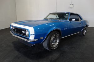 1968, Chevrolet, Camaro, 327, Blue, Cars
