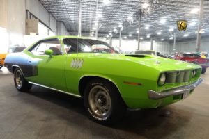 1971, Plymouth, Cuda, 383, Cars, Green