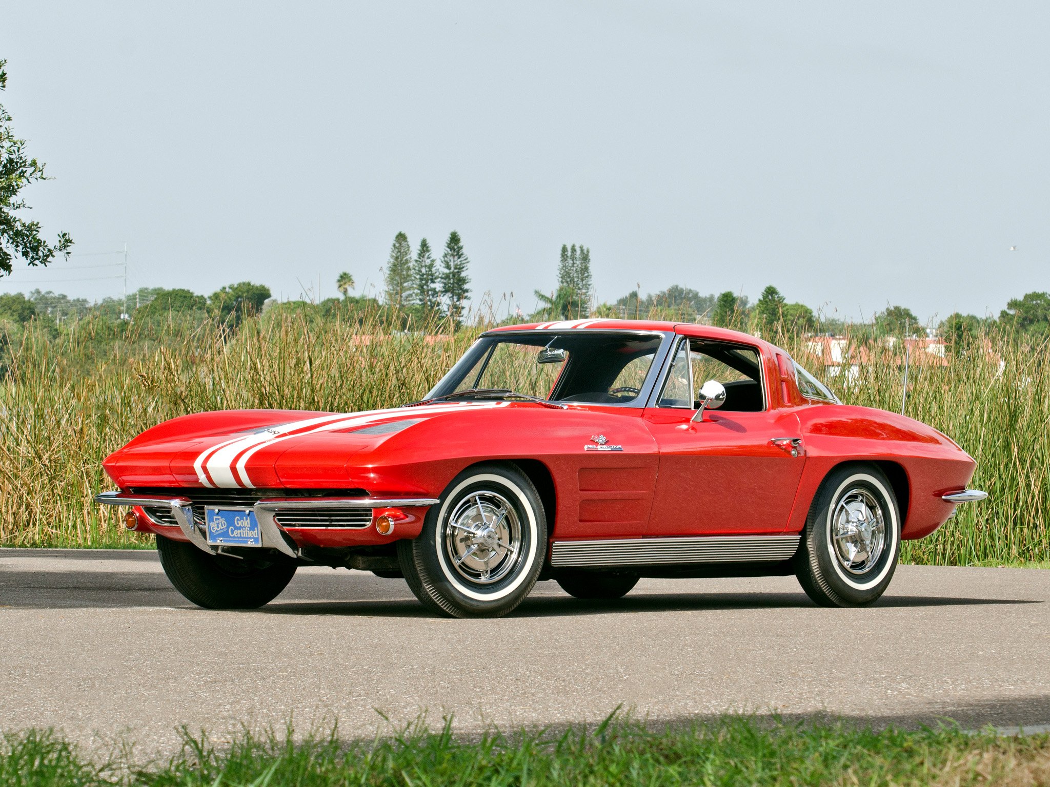 1963, Chevrolet, Corvette, Sting, Ray, Z06, Sport, Coupe, Stingray, Muscle, Classic Wallpaper