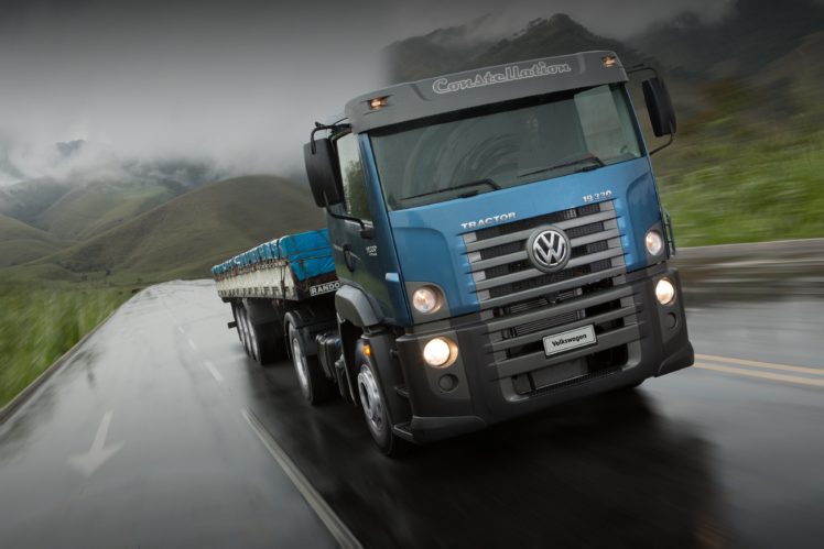 2011, Volkswagen, Constellation, Tractor, 19 330, Semi, Tractor, Truck HD Wallpaper Desktop Background