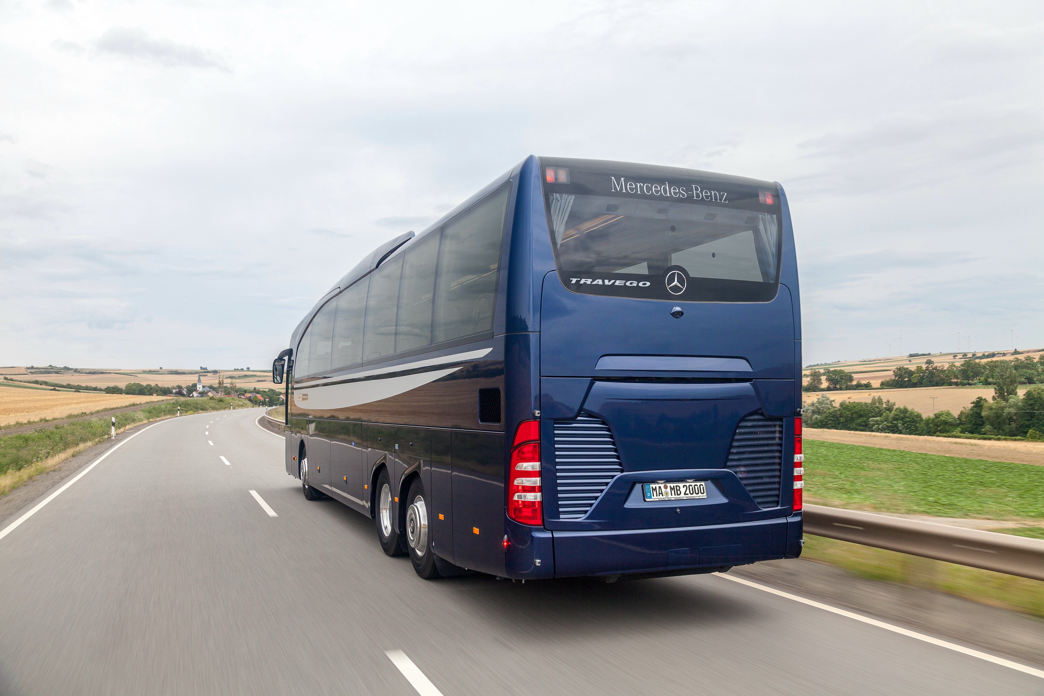 2014, Mercedes, Benz, Travego, M, O580, Bus, Semi, Tractor, Transport Wallpaper