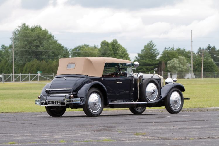 1929, Rolls, Royce, Phantom, Ii, Torpedo, Tourer, Barker, Vintage, Retro, Luxury HD Wallpaper Desktop Background