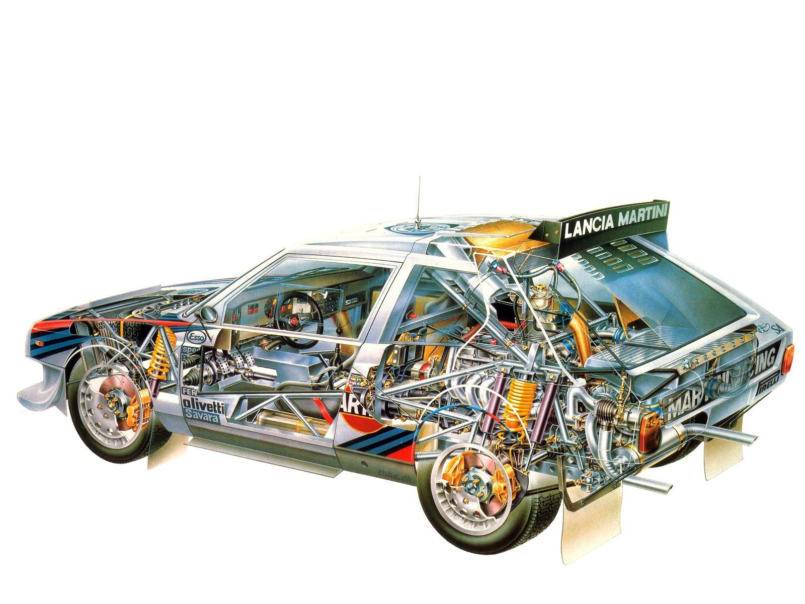 1986, Lancia, Delta, S 4, Group b, Se038, Race, Racing, Wrc, Rally Wallpaper