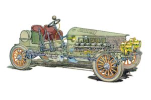 1903, Spyker, 60hp, Rally, Race, Racing, Vintage, Retro