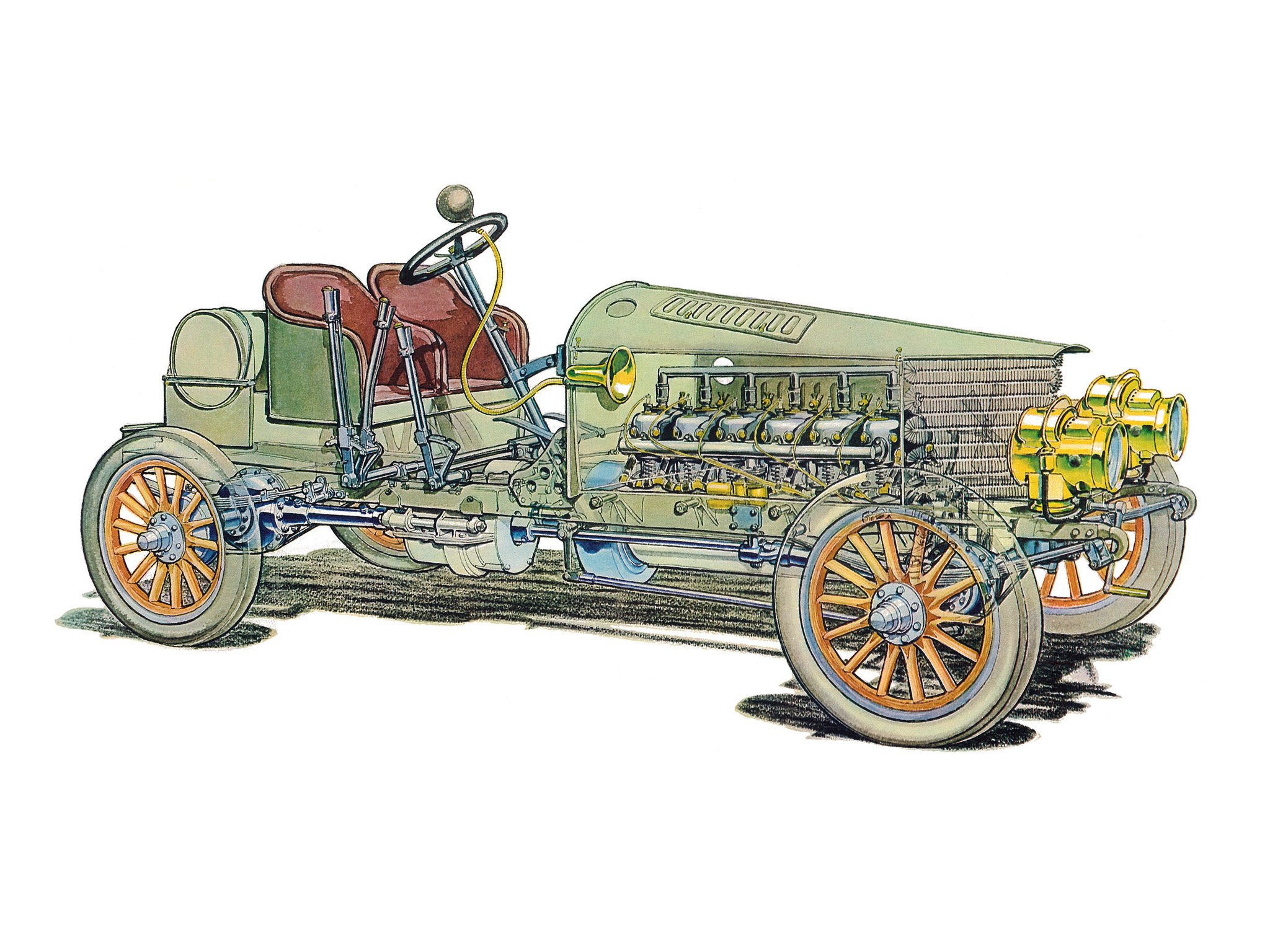 1903, Spyker, 60hp, Rally, Race, Racing, Vintage, Retro Wallpaper