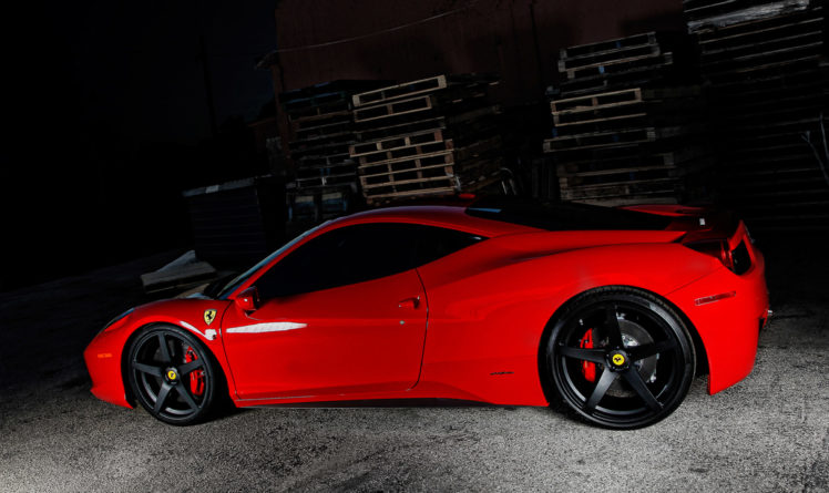 2012, Vorsteiner, Ferrari, 458, Italia, Vs 130, Supercar, Supercars HD Wallpaper Desktop Background