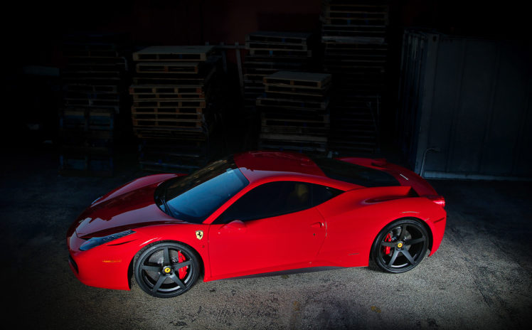 2012, Vorsteiner, Ferrari, 458, Italia, Vs 130, Supercar, Supercars HD Wallpaper Desktop Background