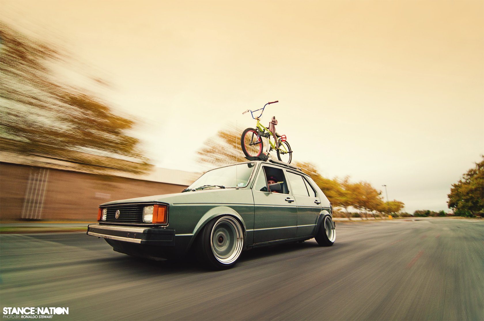 1982, Volkswagen, Rabbit, Custom, Tuning Wallpaper