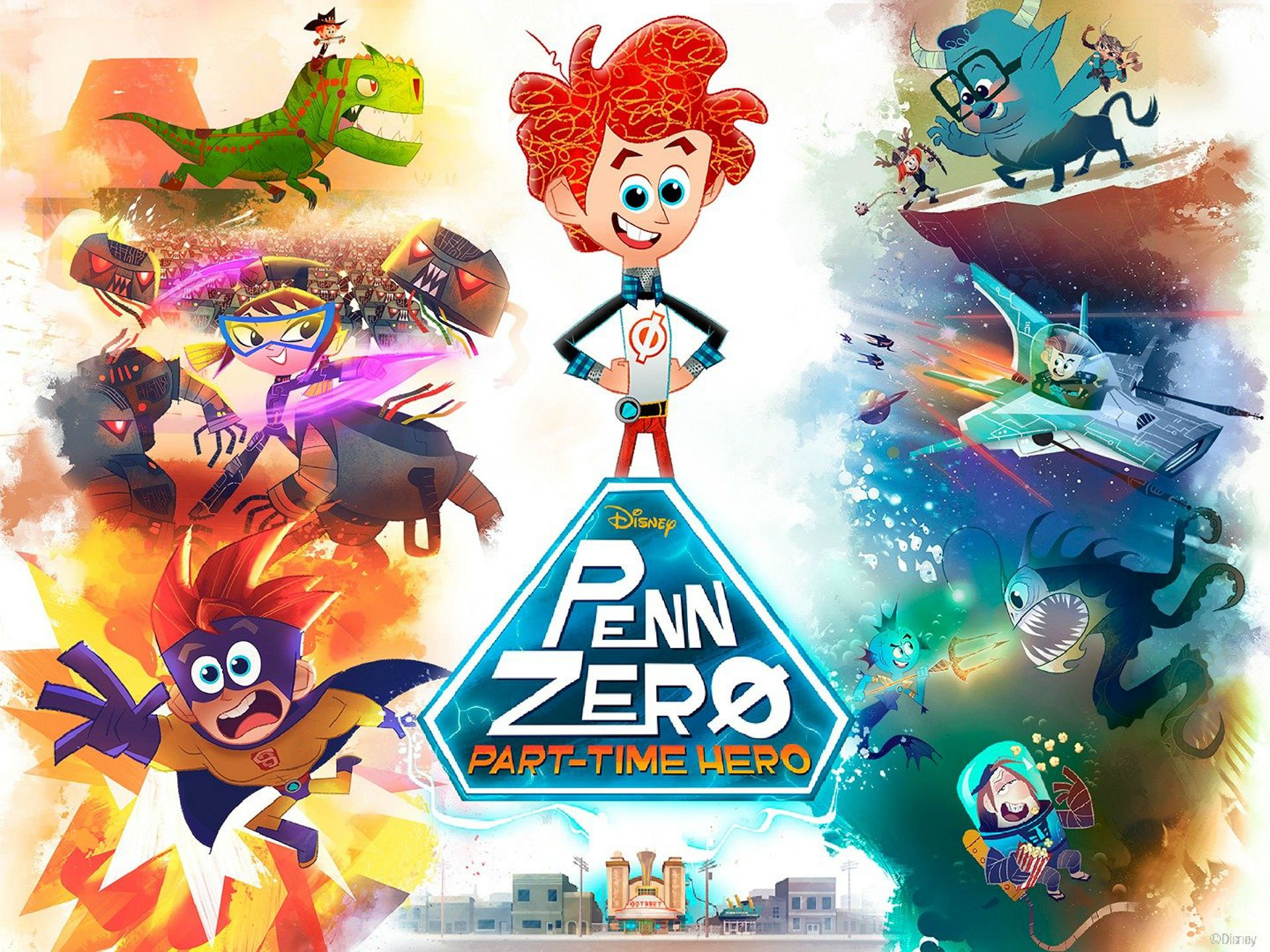 penn, Zero, Part, Time, Hero, Disney, Animation, Cartoon, 1pzpth, Adventure, Comedy, Family, Poster Wallpaper
