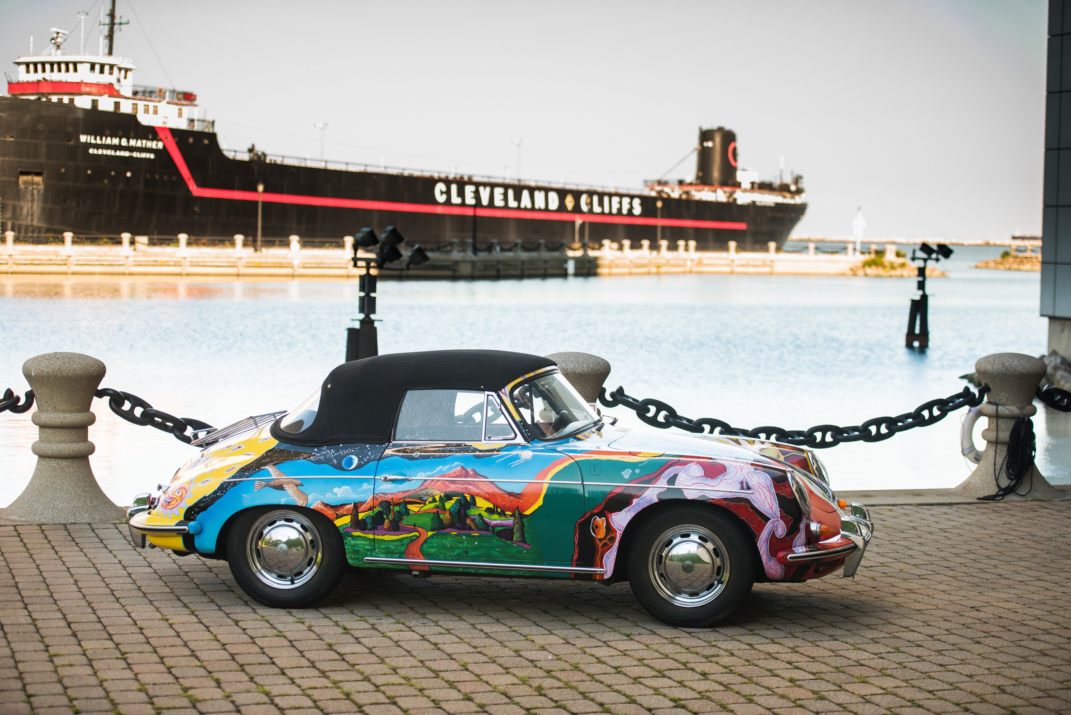 1964, Porsche, 356, S c, Cabriolet, Art, Janis, Joplin, Classic Wallpaper
