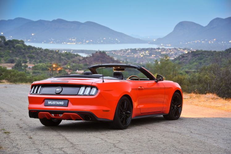 2015, Ford, Mustang, Ecoboost, Convertible, Za spec, Muscle HD Wallpaper Desktop Background