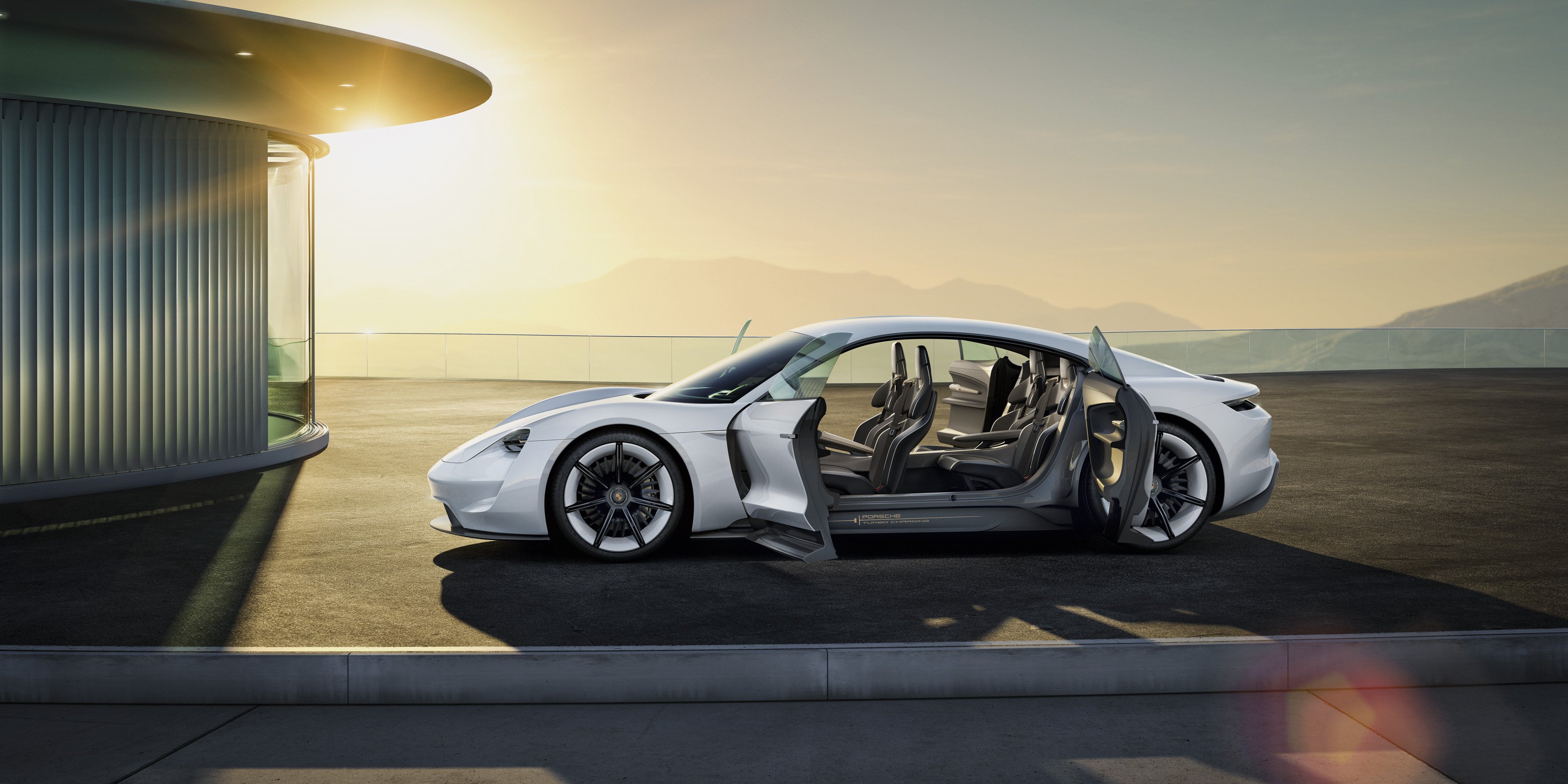 2015, Porsche, Mission, E, Concept, Supercar, Electric Wallpaper