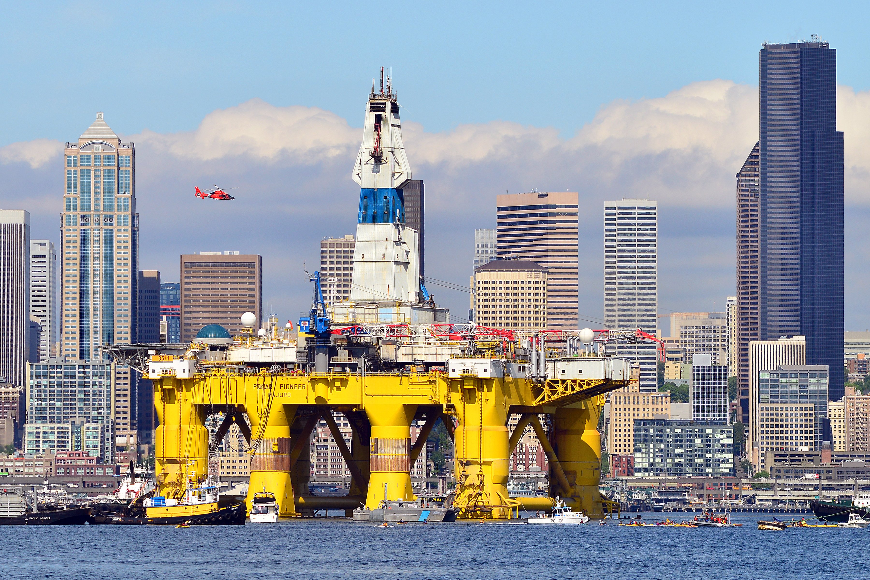 oil, Gas, Rig, Platform, Ocean, Sea, Ship, Boat, 1orig Wallpaper