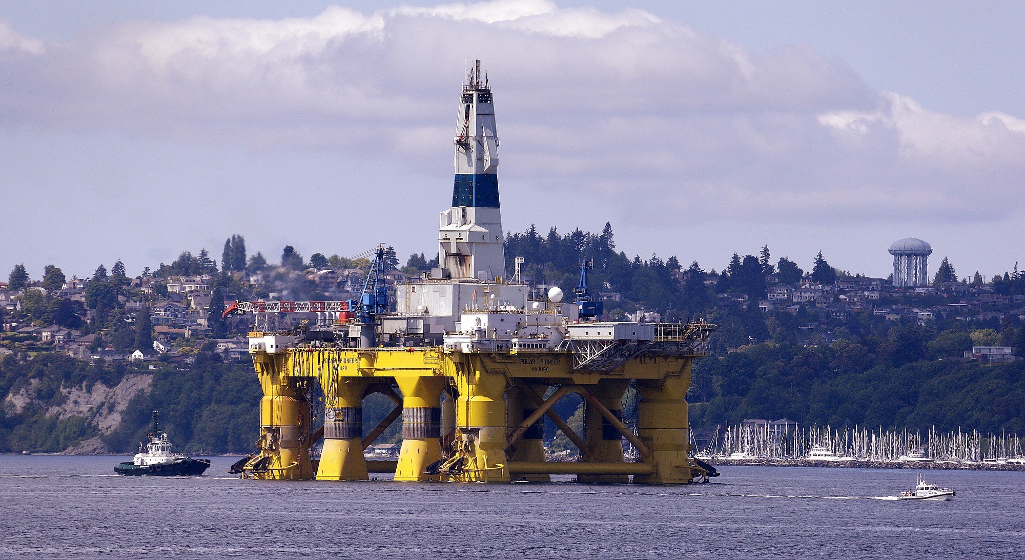 oil, Gas, Rig, Platform, Ocean, Sea, Ship, Boat, 1orig Wallpaper