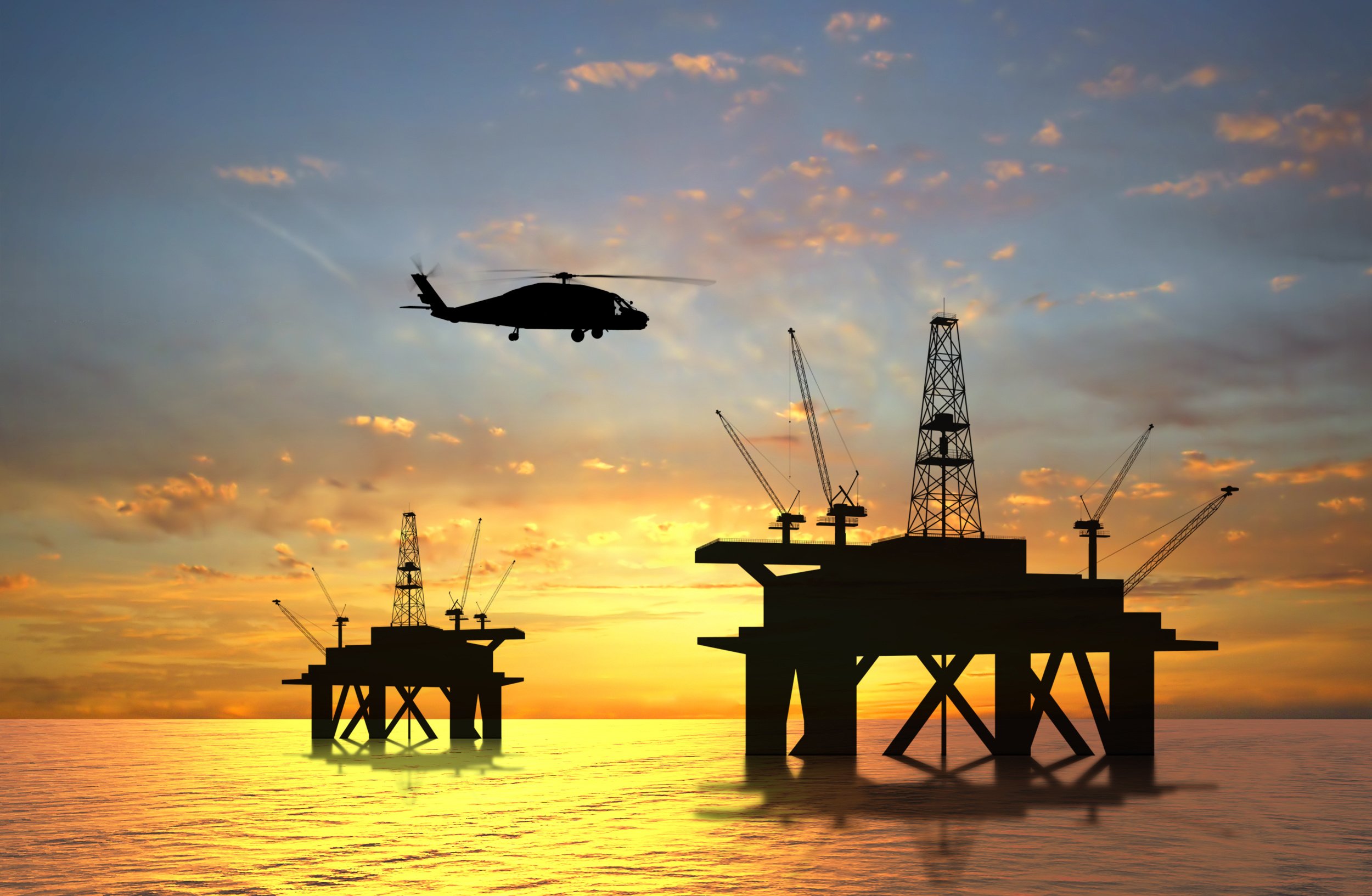 oil, Gas, Rig, Platform, Ocean, Sea, Ship, Boat, 1orig Wallpaper