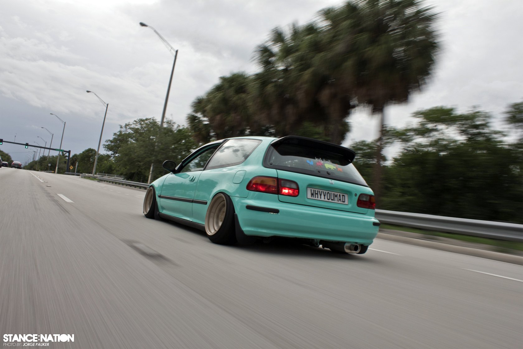 honda, Civic, Hatchback, Tuning, Custom Wallpaper