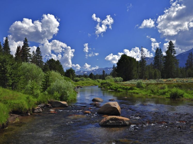 landscapes, Rivers, Sky, Clouds HD Wallpaper Desktop Background