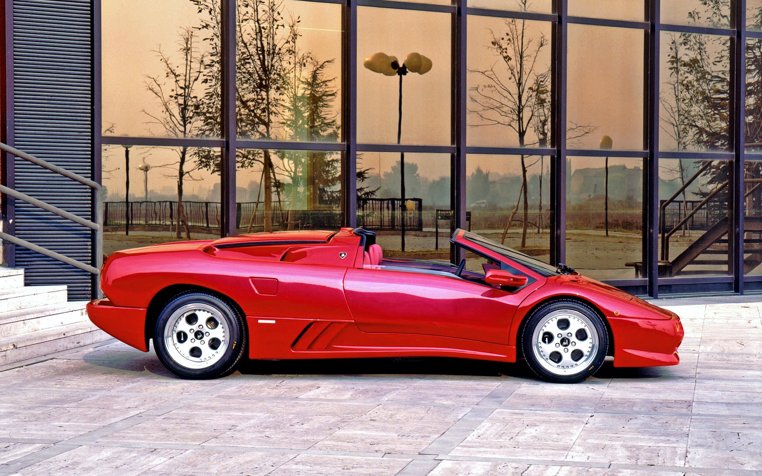1996, Lamborghini, Diablo, V t, Roadster, Supercar Wallpaper