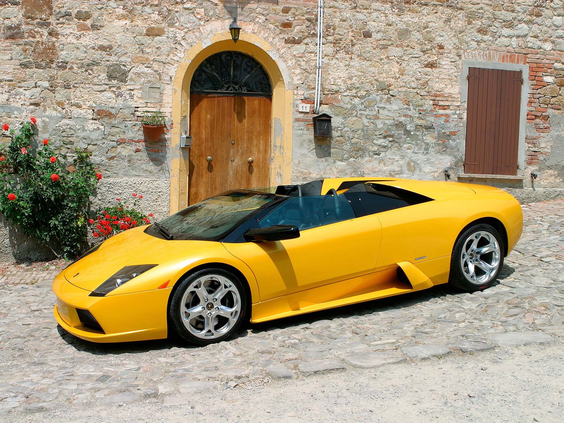 2004, Lamborghini, Murcielago, Roadster, Supercar Wallpaper