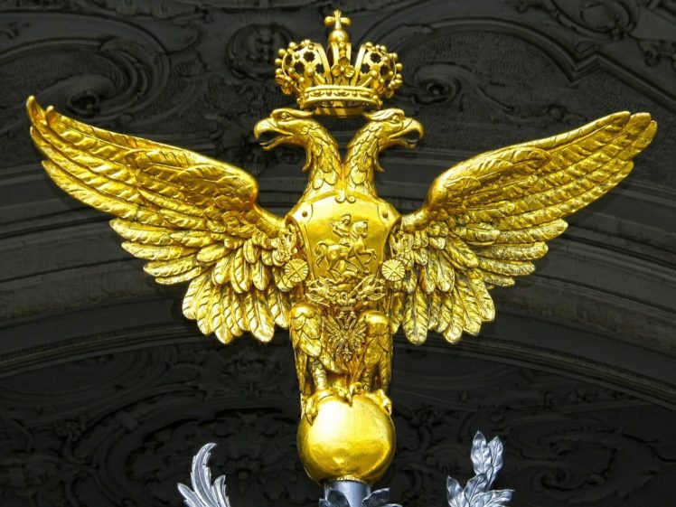 eagle, Winter, Palace, Petersburg, Russia, Crest HD Wallpaper Desktop Background