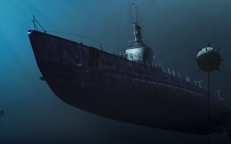 submarino, Barco, Agua HD Wallpaper Desktop Background