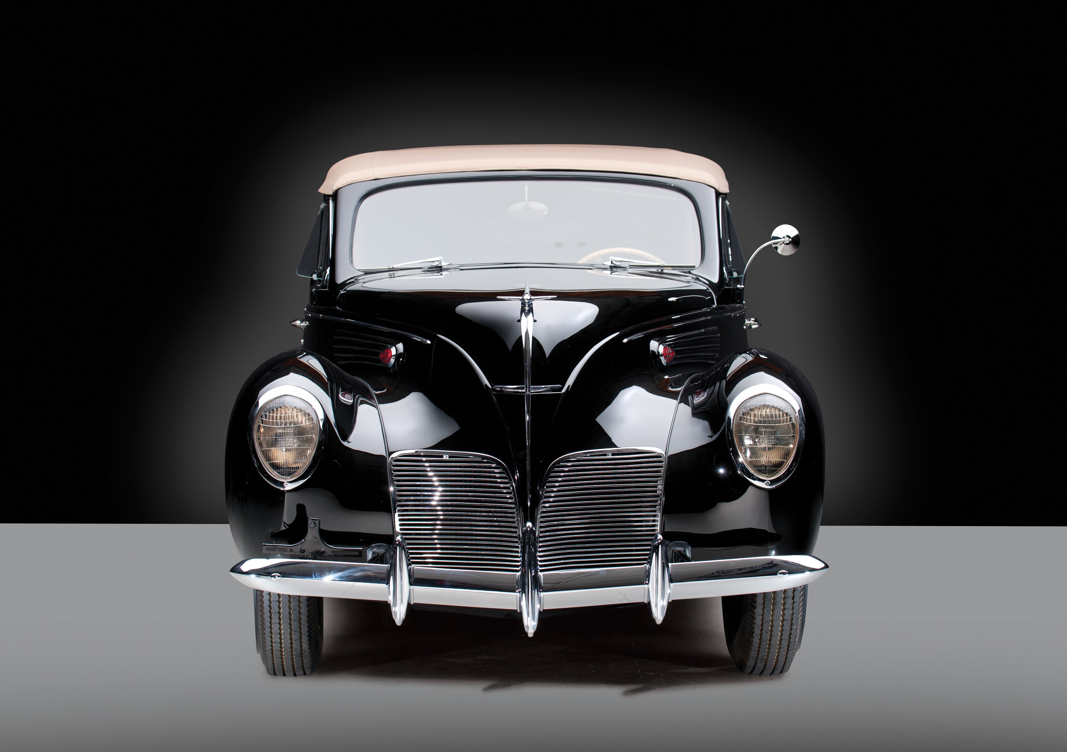 1938, Lincoln, Zephyr, Convertible, Sedan, 86h 740, Retro Wallpaper