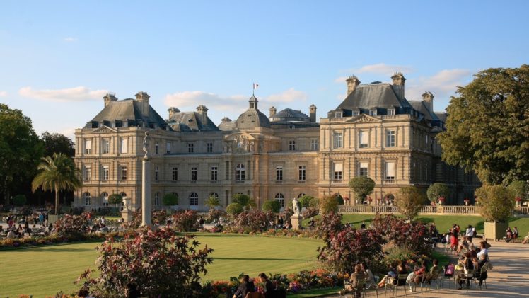palacio, Luxemburgo, Jardin HD Wallpaper Desktop Background